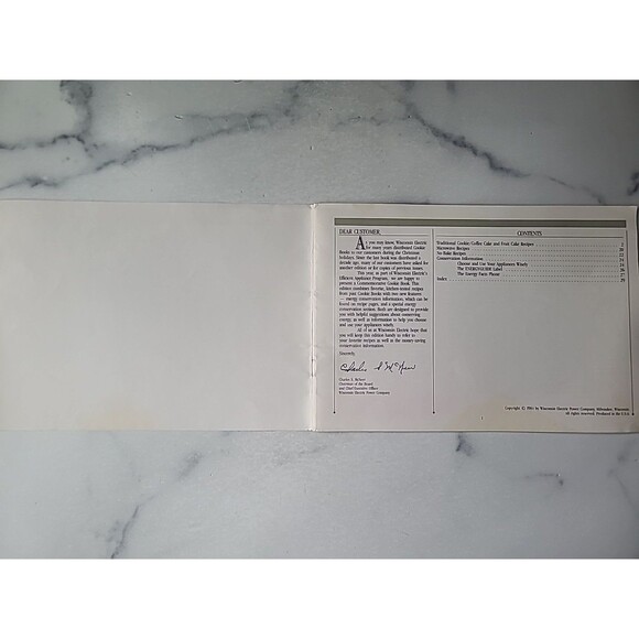 The Cookie Book A Part Of Wisconsin Electric's Efficient Appliance Program - Picture 2 of 10